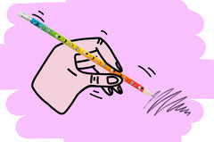 Potlood Lachgezicht 12 Stuks