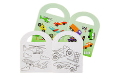 Kleurboekje Voertuigen met Stickers