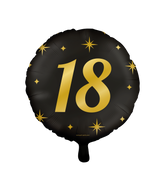 Helium Ballon 18 Jaar Leeg 30cm