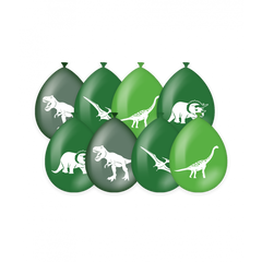 Ballonnen Dinosaurus 8st