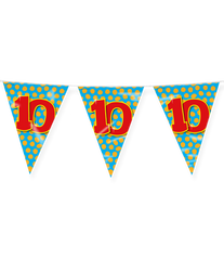 Vlaggenlijn Slinger 10 jaar 10 mtr