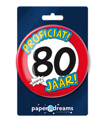 Button 80 jaar