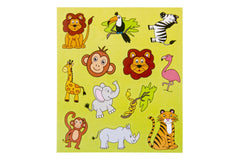 Stickervel Wilde Dieren