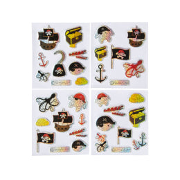 4ASS GLANZENDE STICKERS PIRAAT