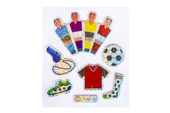 Stickers Voetbal Glanzend