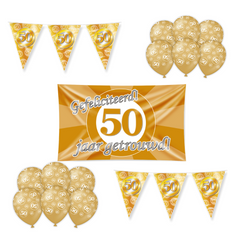50 Jaar Getrouwd Versiering Pakket
