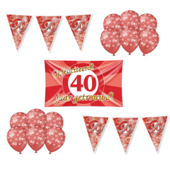 40 Jaar Getrouwd Versiering Pakket
