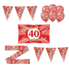 40 Jaar Getrouwd Versiering Pakket