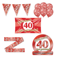 40 Jaar Getrouwd Versiering Pakket
