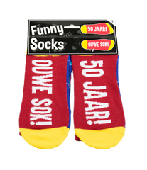 Grappige Sokken 50 Jaar 1 paar
