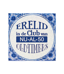 Delfts Blauw Tegel 50 Jaar 14,5cm