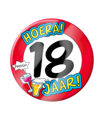 Bierviltjes 18 Jaar 12,5cm 6st
