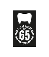 Bieropener 65 Jaar 8.5cm