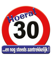 Deurbord 30 Jaar 50cm