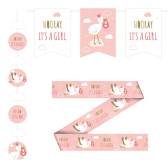 Hooray i'ts a Girl Versiering Pakket