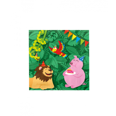 Servetten Wilde Dieren 16st