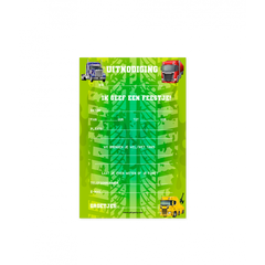 Uitnodigingskaarten Trucks 6 Stuks Inclusief Envelop