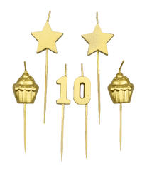 Verjaardag kaarsjes 10 jaar