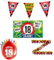 18 jaar versiering pakket