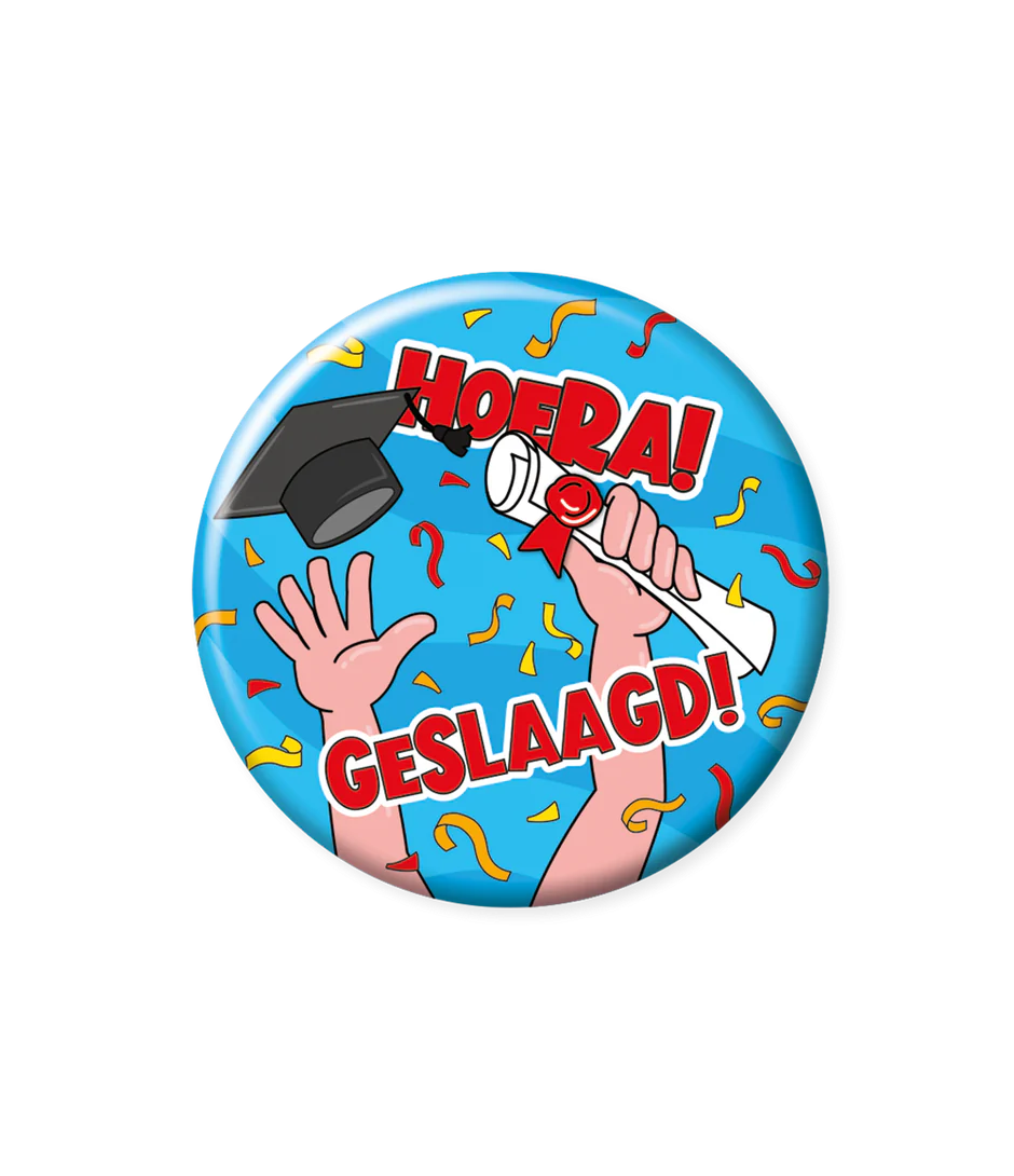 Button Geslaagd