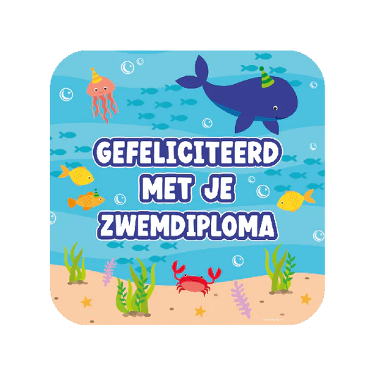 Zwemdiploma Deurbord