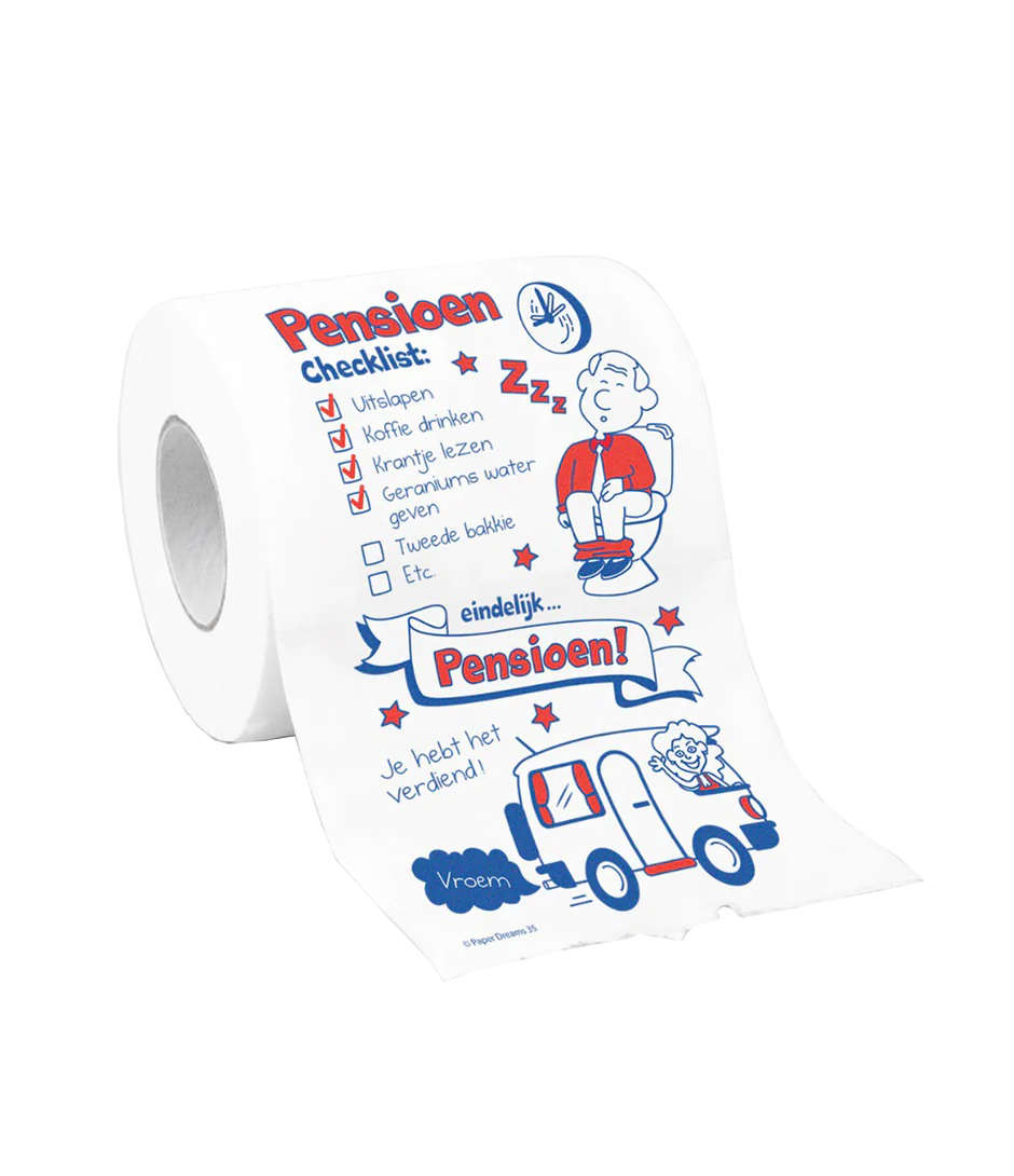 Toiletpapier Pensioen