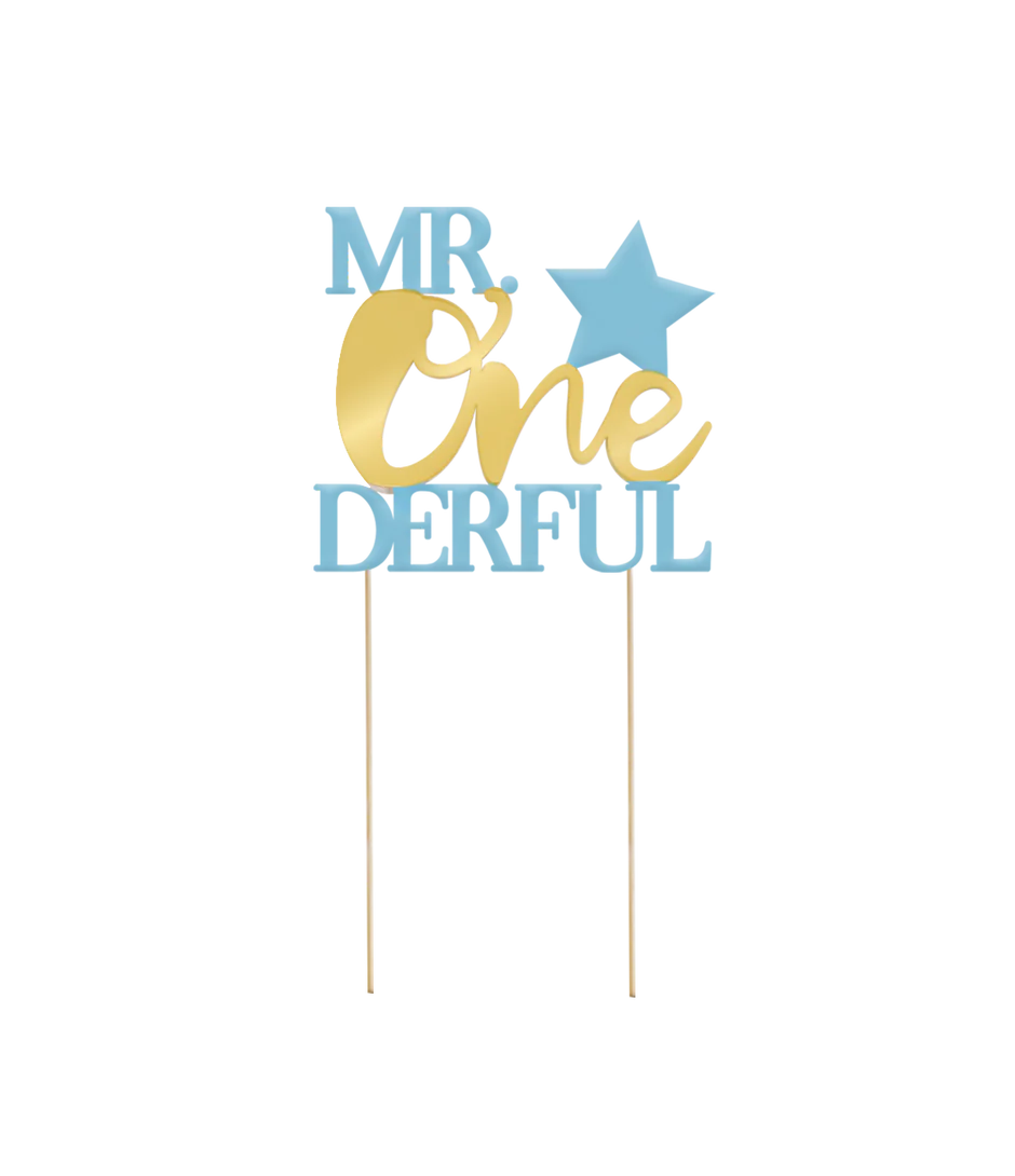 Mr. Wonderful Taarttopper