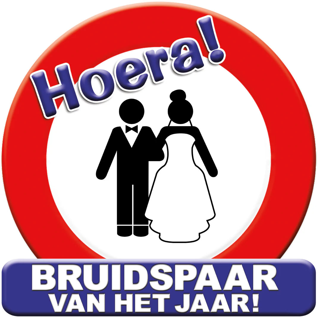 Deurbord Bruidspaar van het Jaar