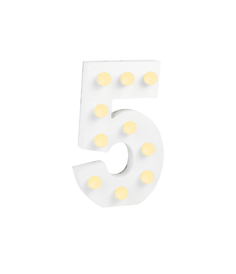 5 Licht Cijfer