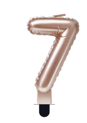 Kaars Folie Ballon Rose Goud 7