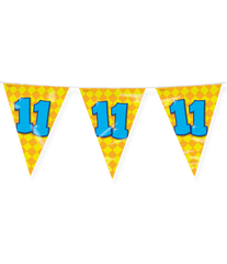 Vlaggenlijn 11 Jaar Gekleurd 10m