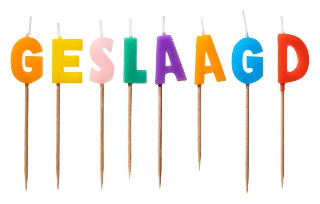 Geslaagd Kaarsen