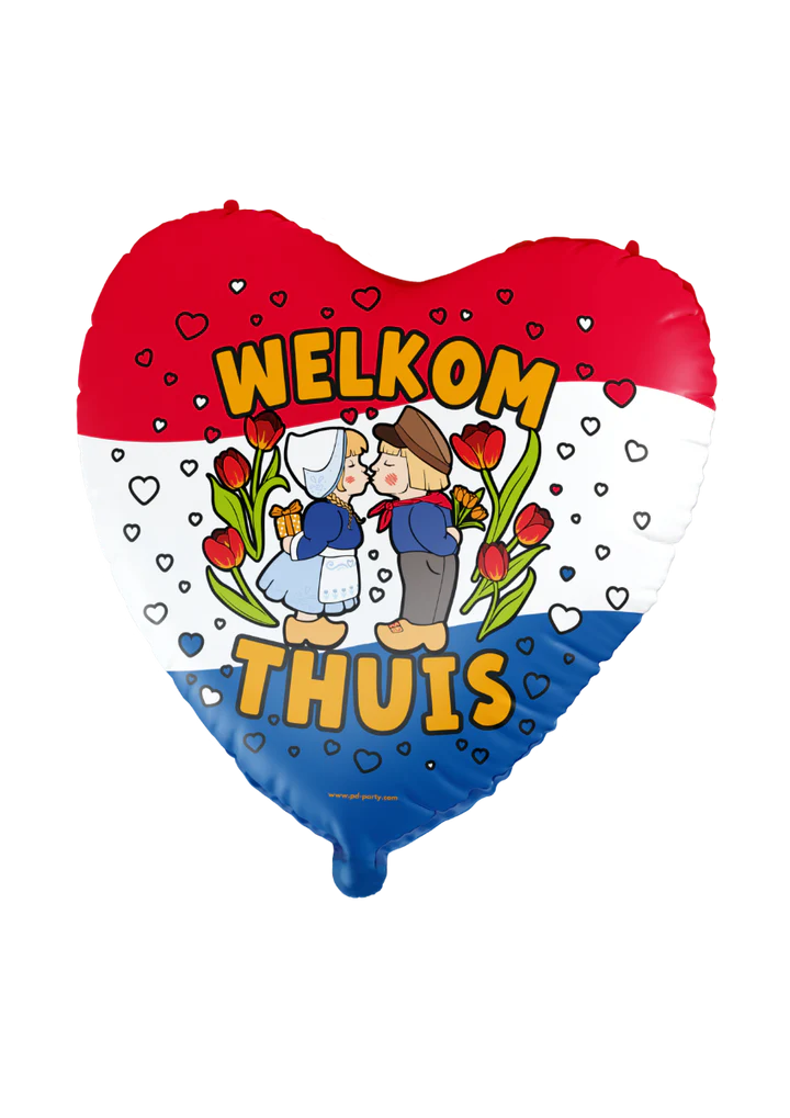 Welkom Thuis Helium Ballon Leeg