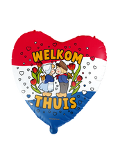 Welkom Thuis Helium Ballon Leeg