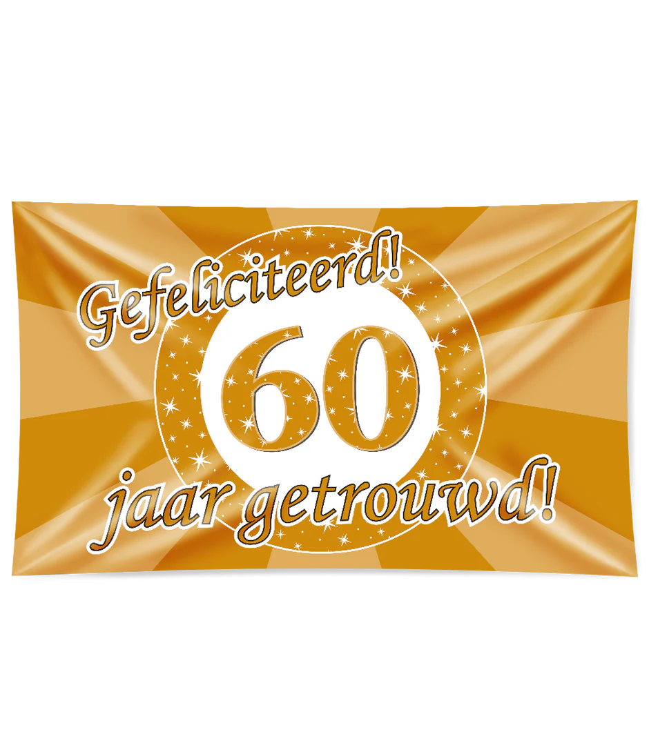 Gevelvlag 60 Jaar Getrouwd