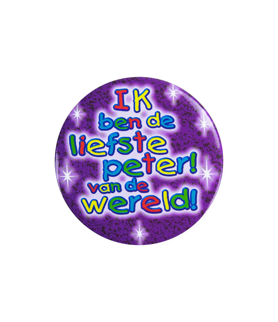 Button Ik Ben de Liefste Peter
