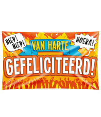 Verjaardag Gevelvlag Van Harte Gefeliciteerd