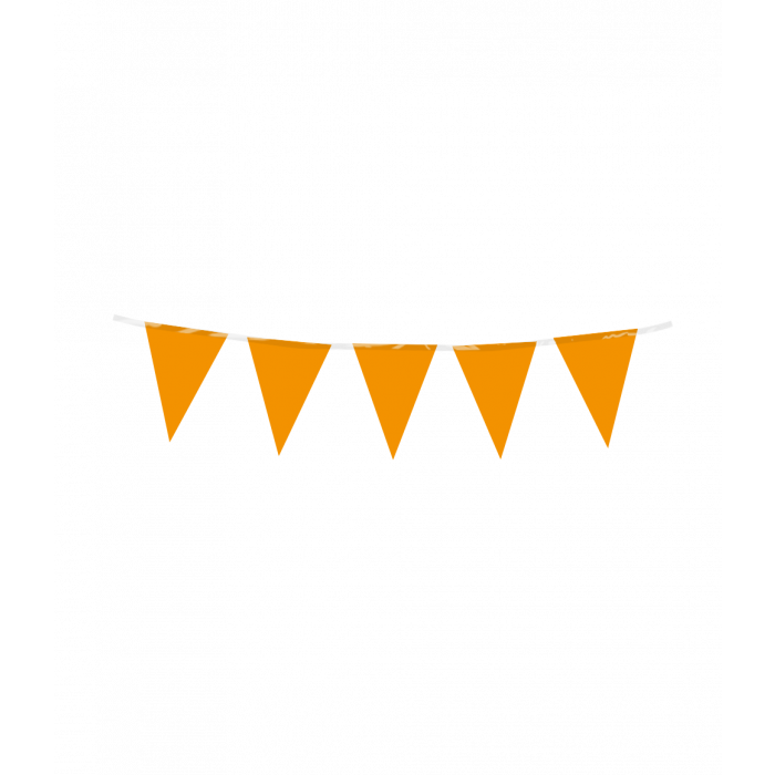 Mini Vlaggenlijn Oranje 3m