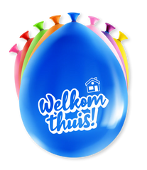 Welkom Thuis Ballonnen Latex 8st