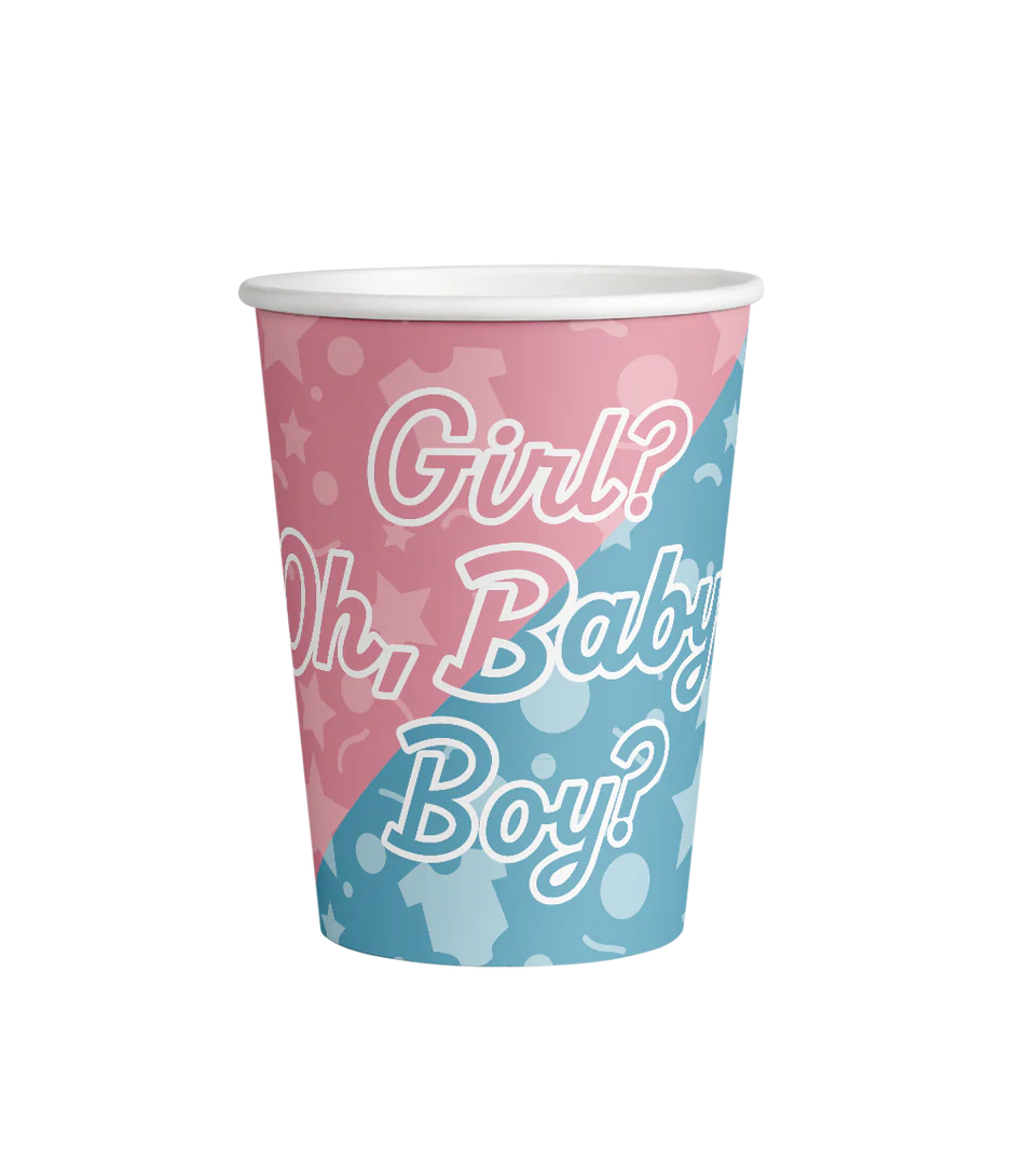 Gender Reveal Bekers 8st