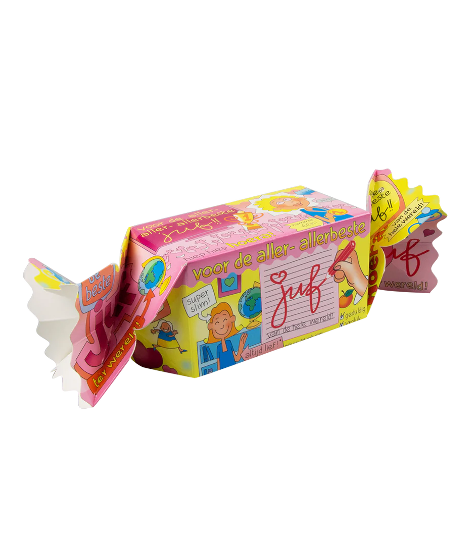 Geschenkdoosje Juf 26cm