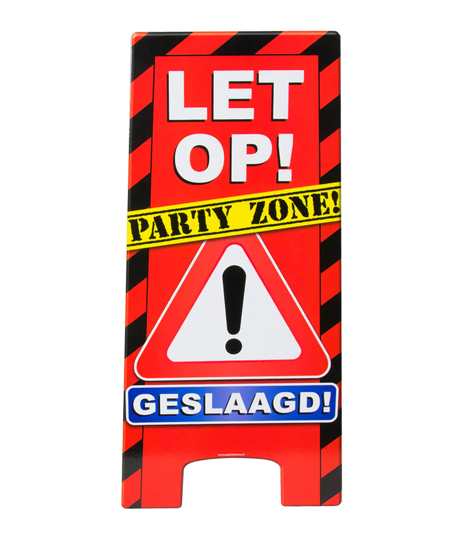 Warning Sign Geslaagd Verkeersbord