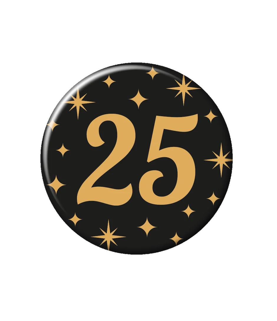 25 Jaar Button