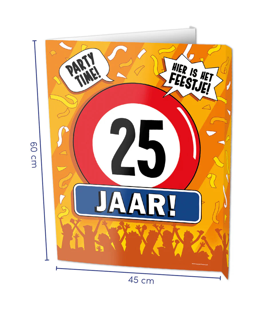 Raambord 25 jaar 60cm