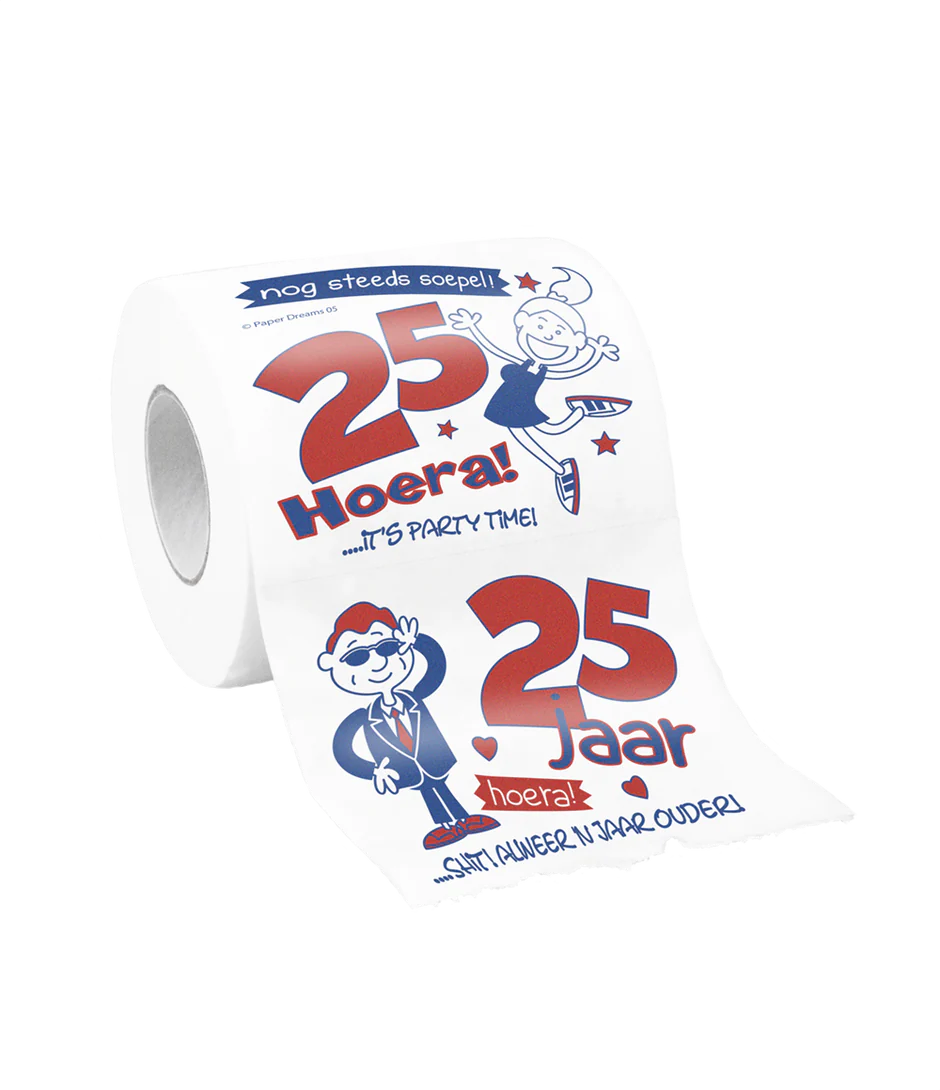 Toiletpapier 25 Jaar