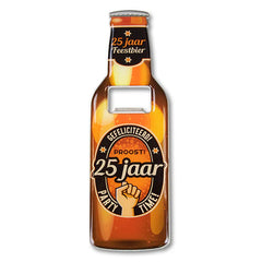 Bieropener 25 Jaar 18,5cm