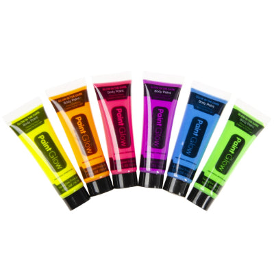 Glow in the dark Paint 14,2ml 6 Stuks