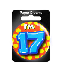 I'm 17 Button 17 Jaar
