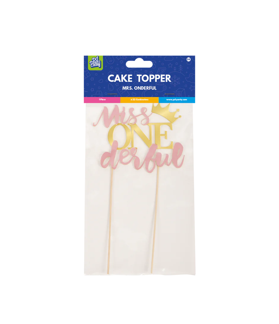 Miss Wonderful Taarttopper