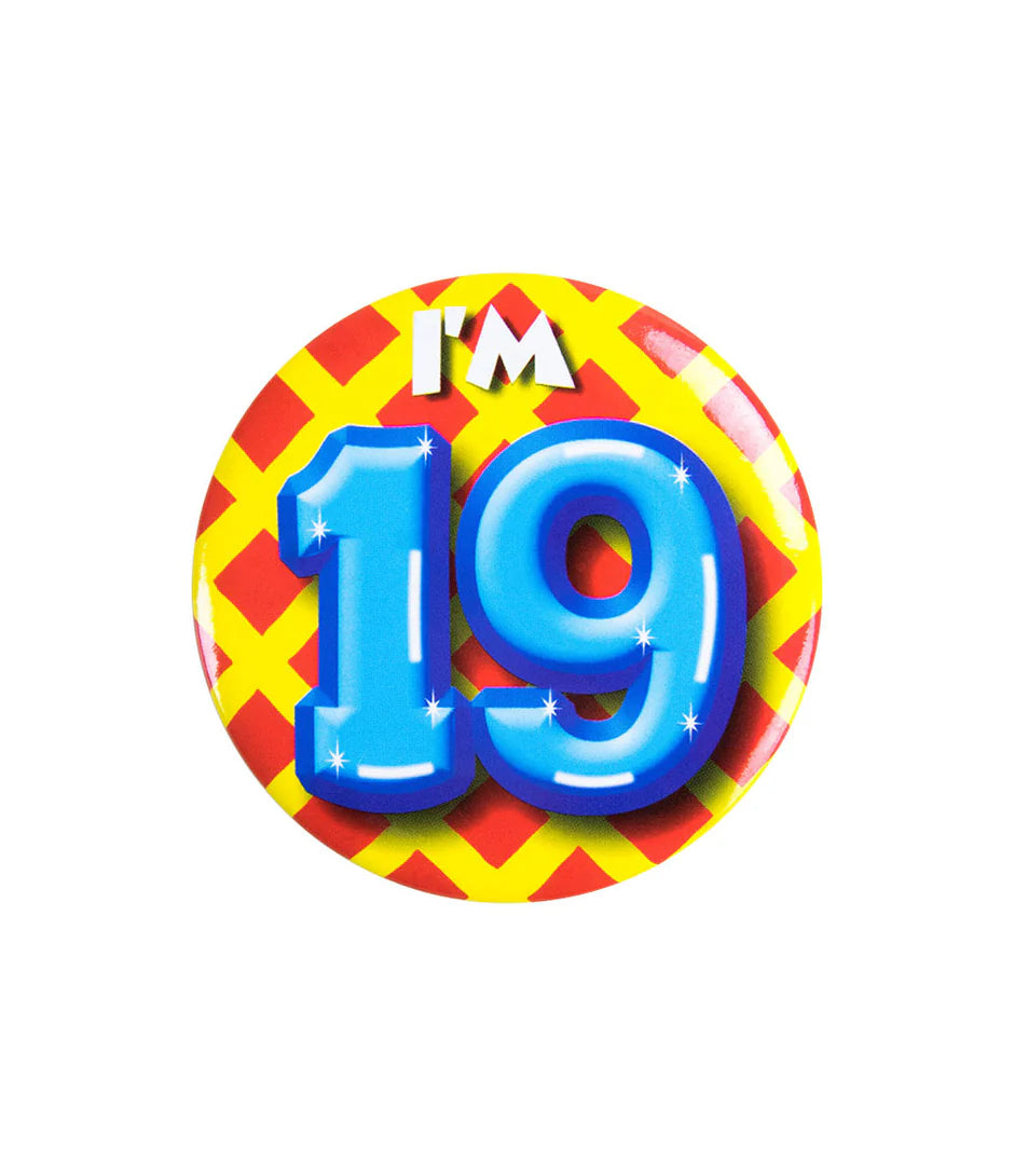 I'm 19 Button 19 Jaar